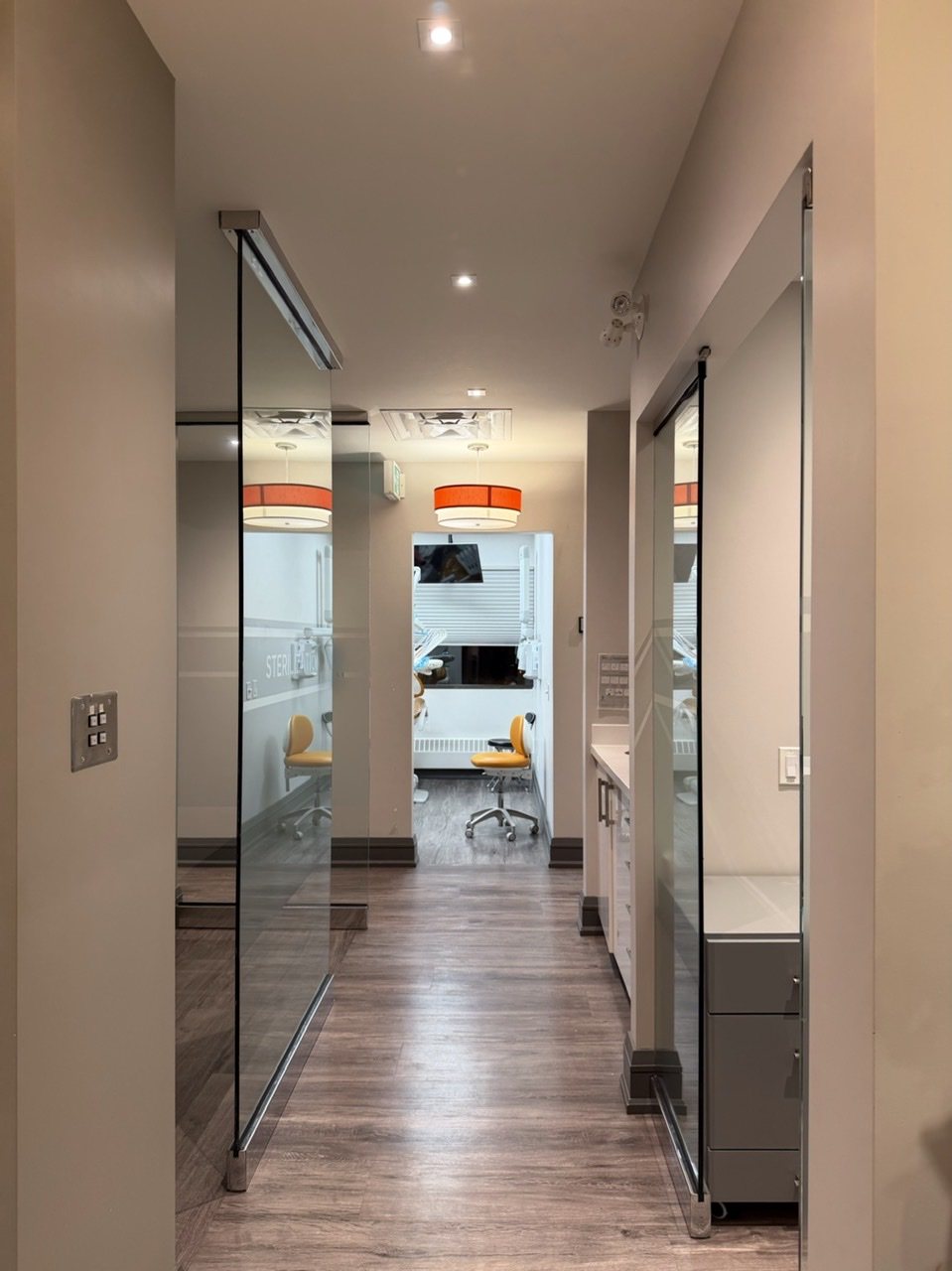 Clinic hallway